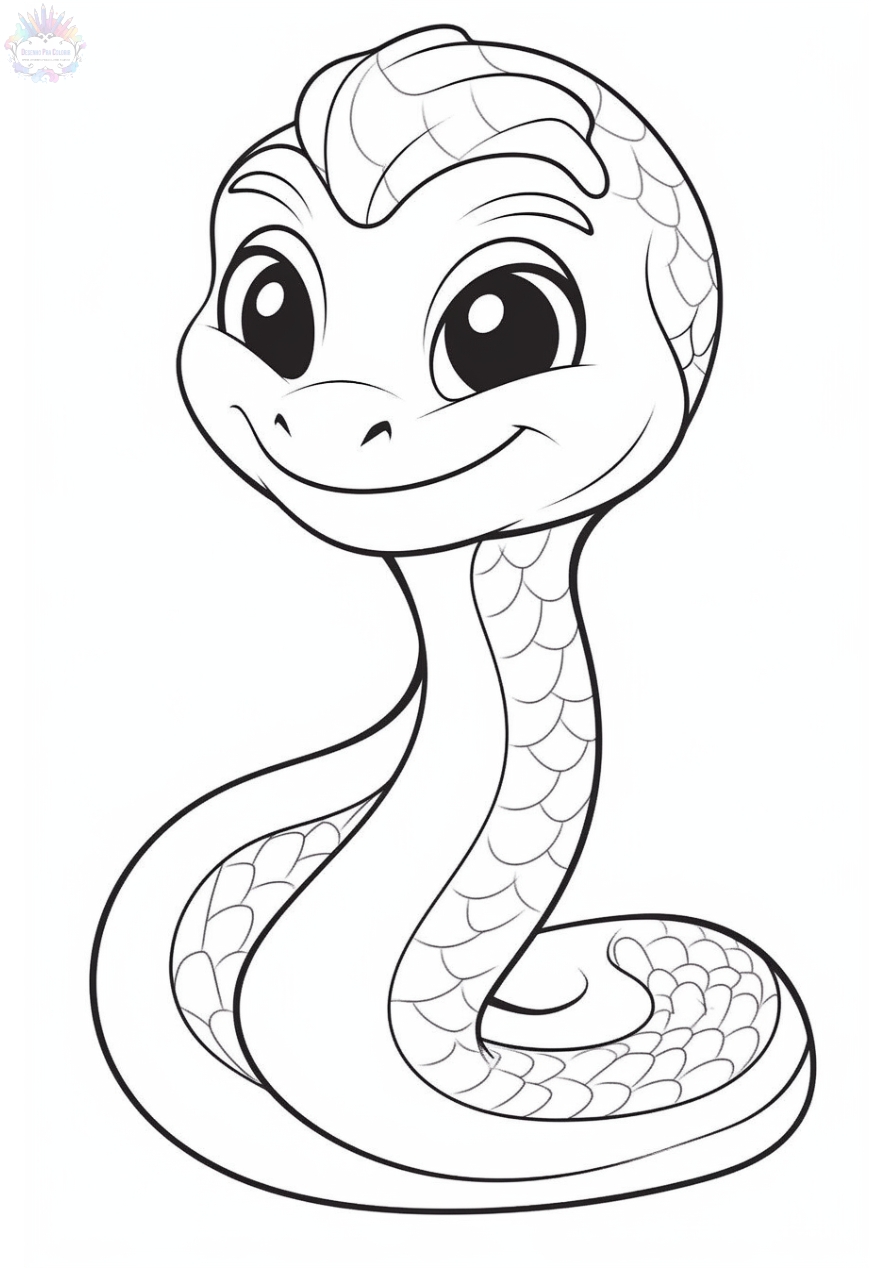 Snake coloring pages
