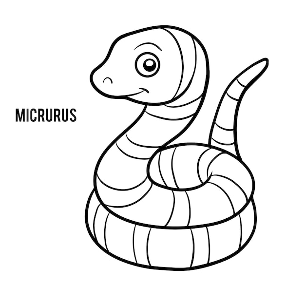 Snake coloring pages free printable