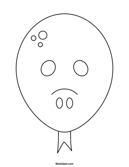 Printable snake mask