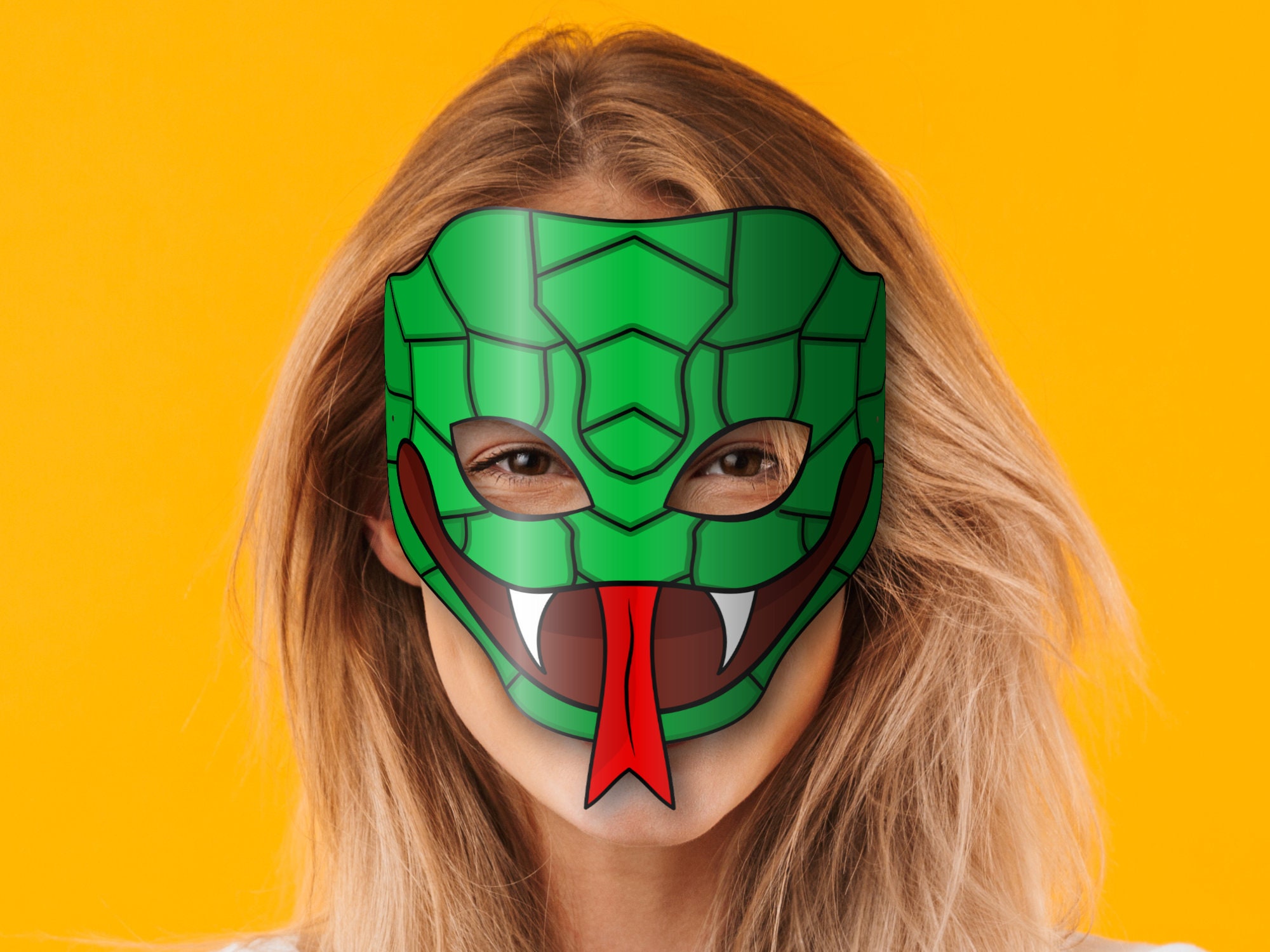 Snake masks printable color coloring paper diy for kids and adults pdf template instant download for birthdays halloween costumes instant download