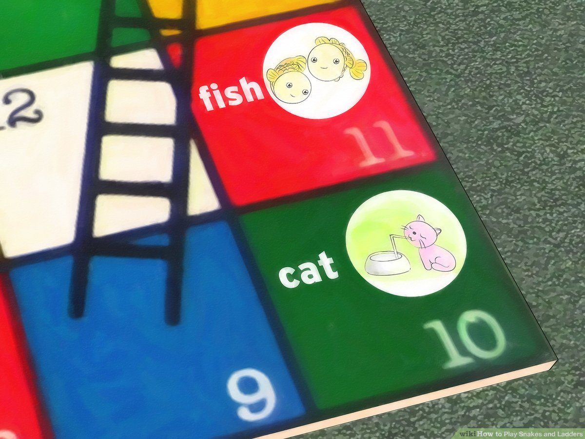 How to play snakes and ladders steps with pictures