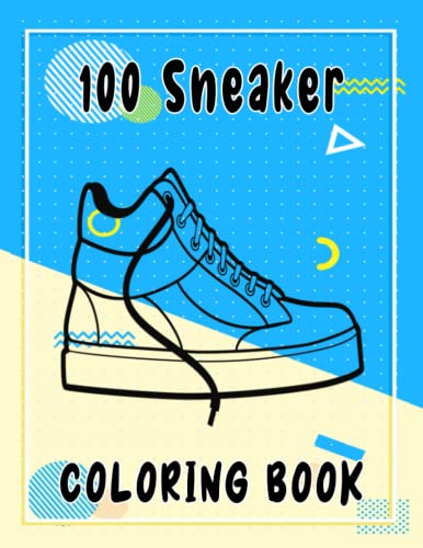Sneaker coloring book awesome coloring pages with yours favorite images to relax and relieve stress with many unique illustrations enjoy by color kalima