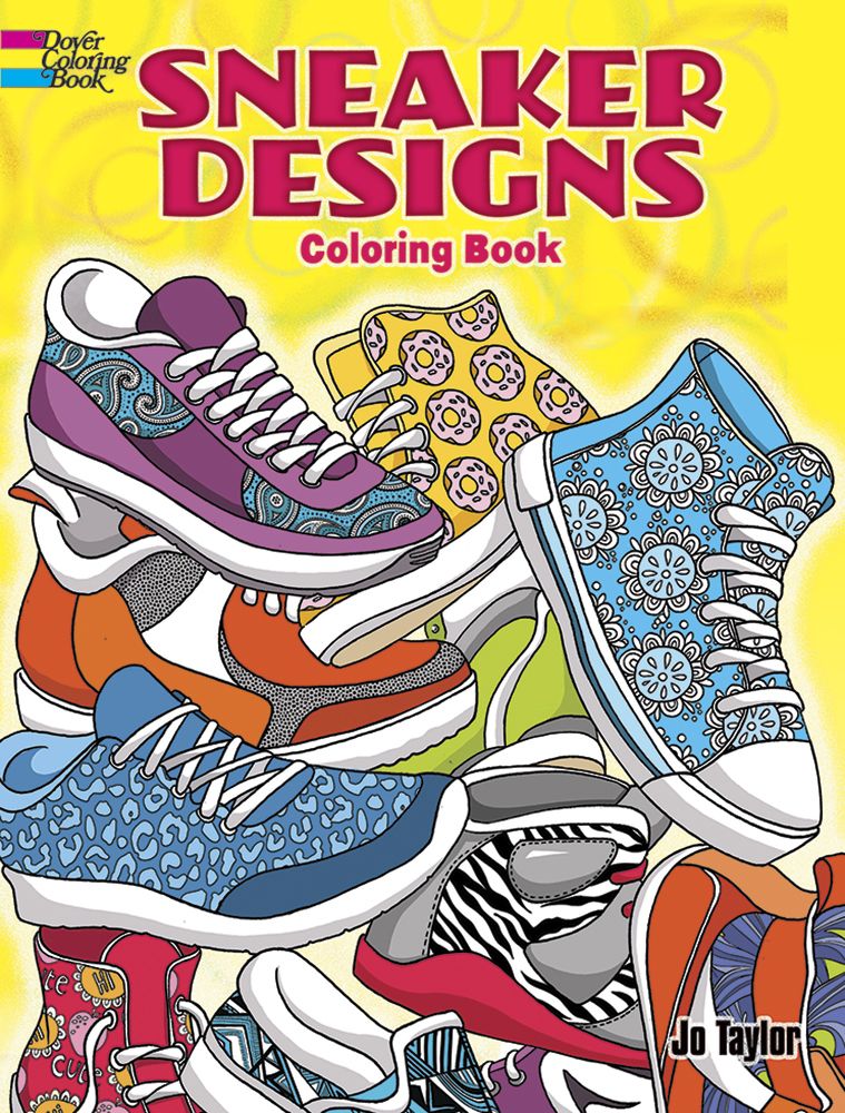 Sneaker designs coloring book