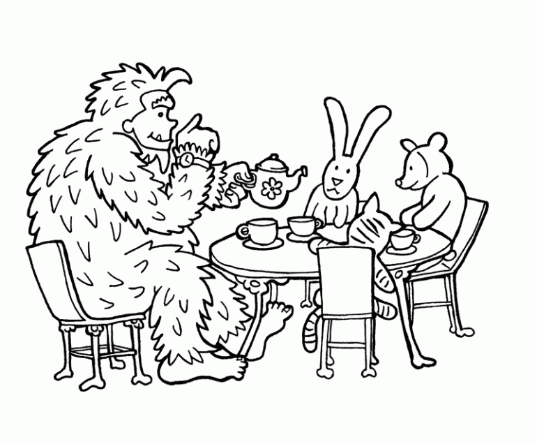 Get creative with bigfoot coloring pages exploring the fun and fascination of bigfoot
