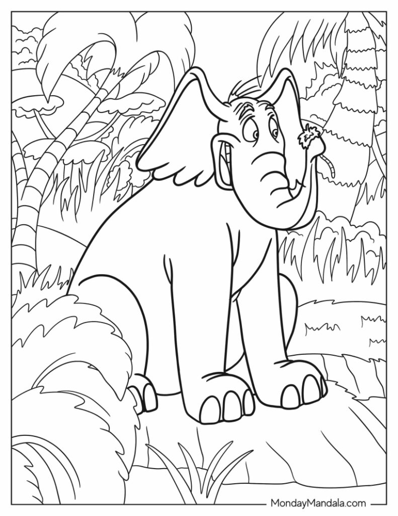 Dr seuss coloring pages free pdf printables