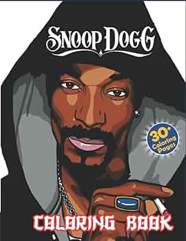 Snoop dogg coloring book amazing coloring books for all fans of snoop dogg wondeful gifts for people who love rap henry venance books