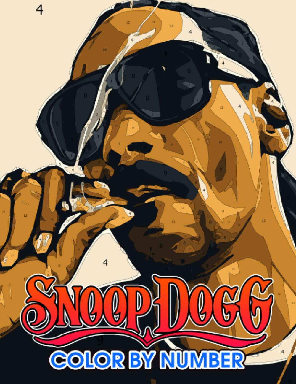 Buy snoop dogg color by number snoop dogg color book an adult coloring book for stress