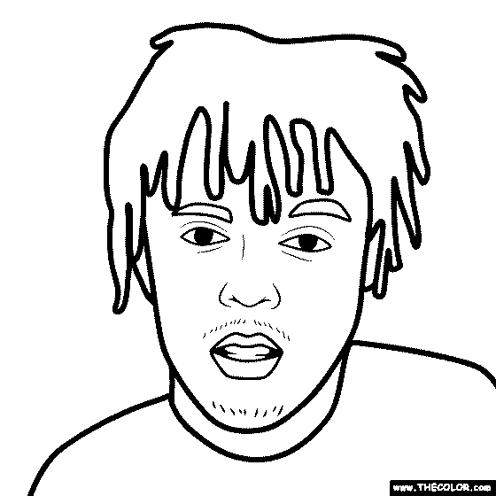 Hip hop rap star online coloring pages