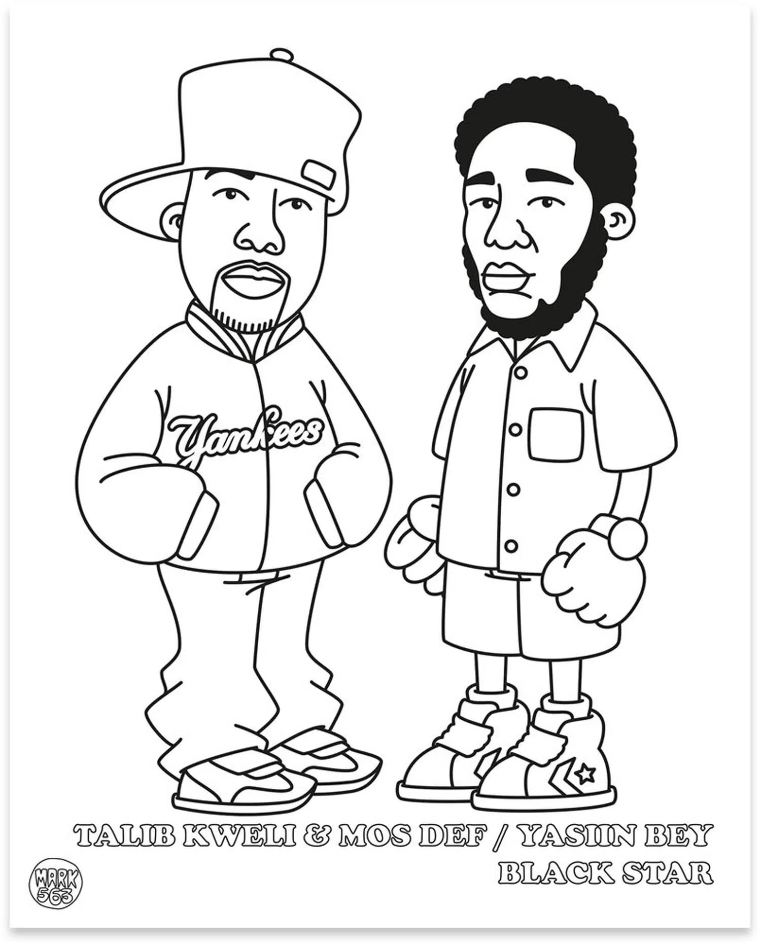 Hip hop colouring book west coast edition