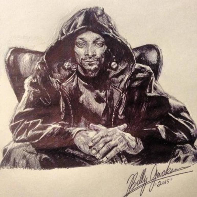 Snoop dogg drawing by billy jackson saatchi art