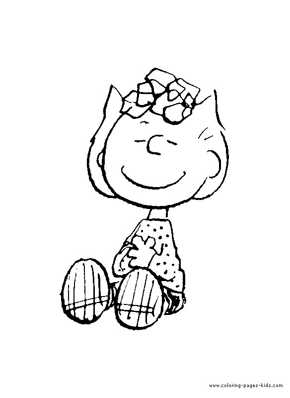 Snoopy color page