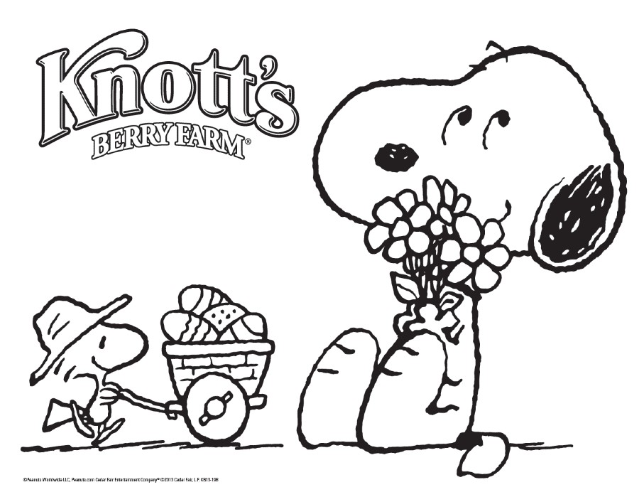 Knotts springtime coloring pages