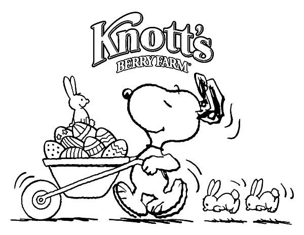 Snoopy push cart full of easter eggs coloring pages best place to color coloring eggs snoopy coloring pages easter egg coloring pages