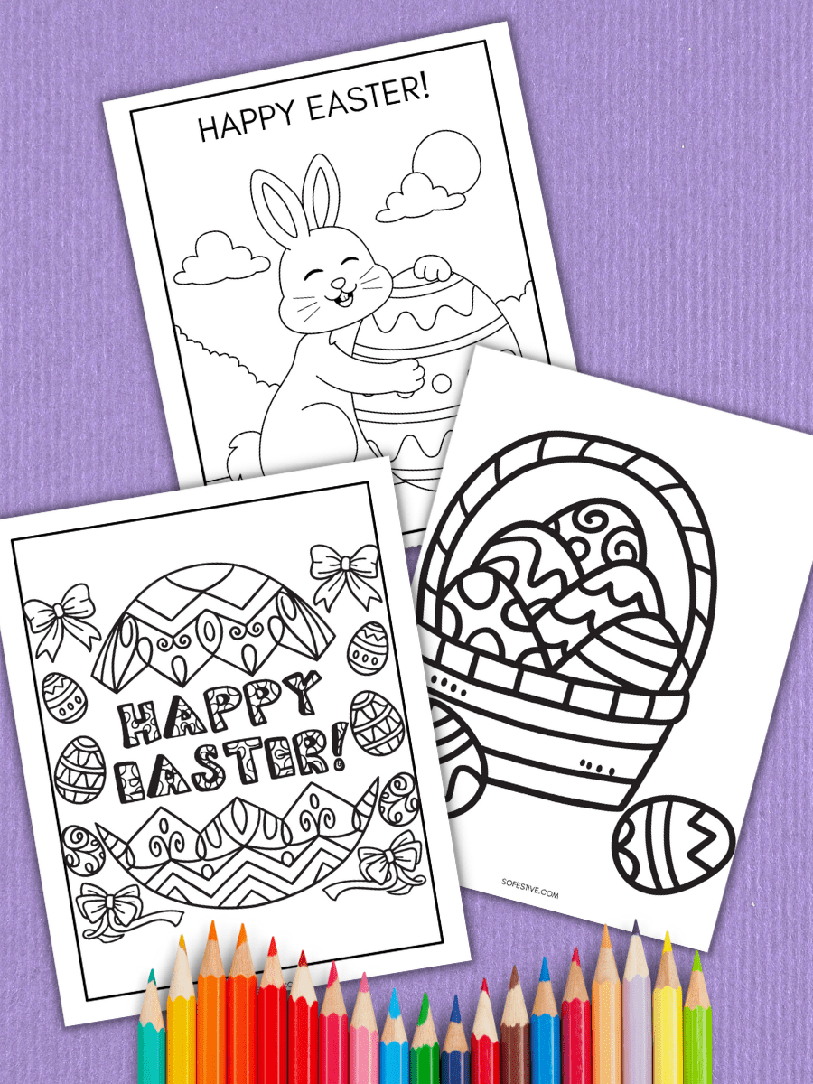 Free easter coloring pages