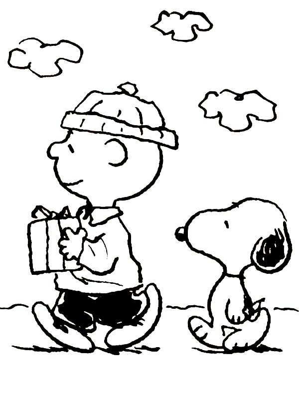 Printable charlie brown christmas coloring pages pdf