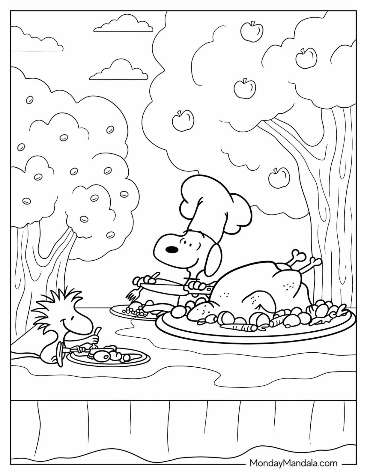 Autumn fall coloring pages free pdf printables