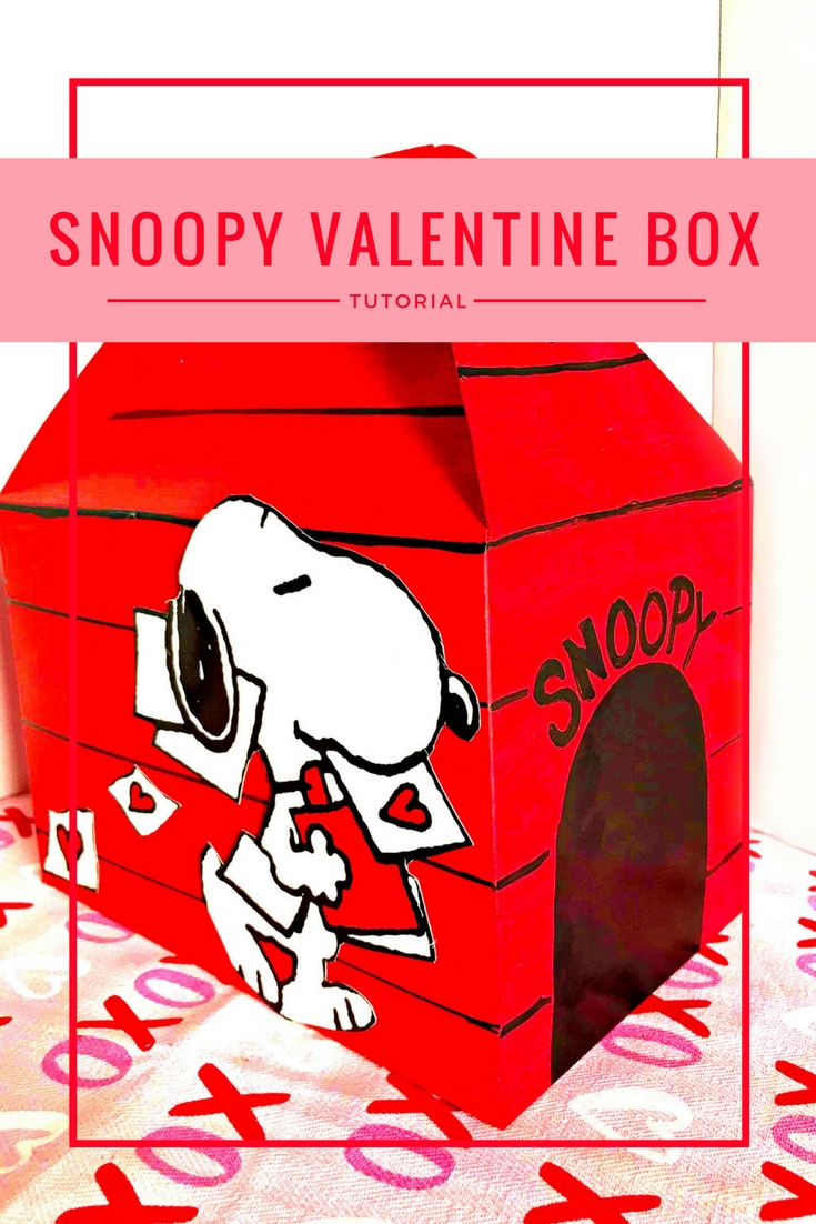 Snoopy valentine box easy valentines day craft for kids