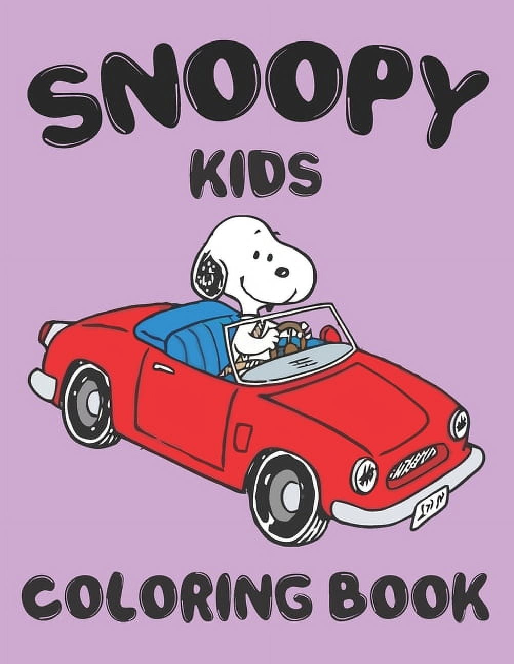 Snoopy kids coloring book funny snoopy coloring book for kids the peanuts snoopy and charlie brown coloring book for kids great snoopy coloring book paperback