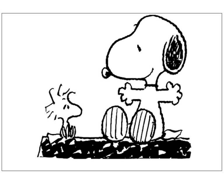 Snoopy coloring pages