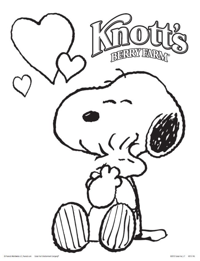 Knotts valentines day coloring pages