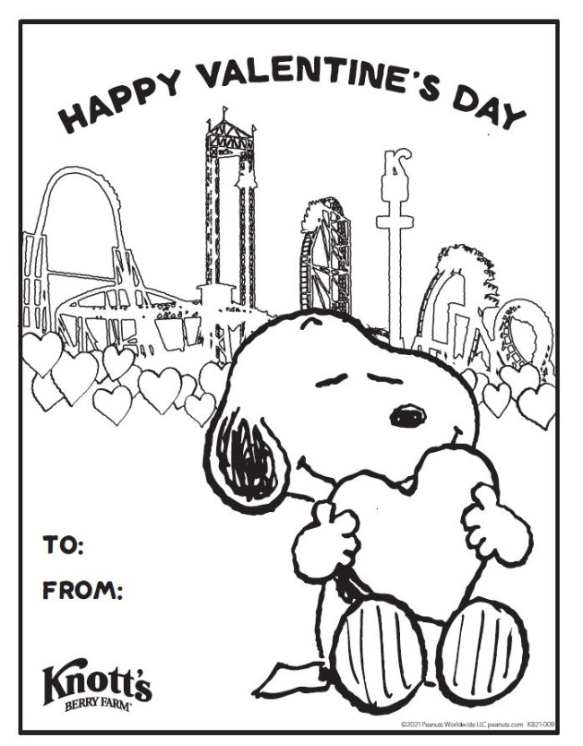 Knotts valentines day coloring pages