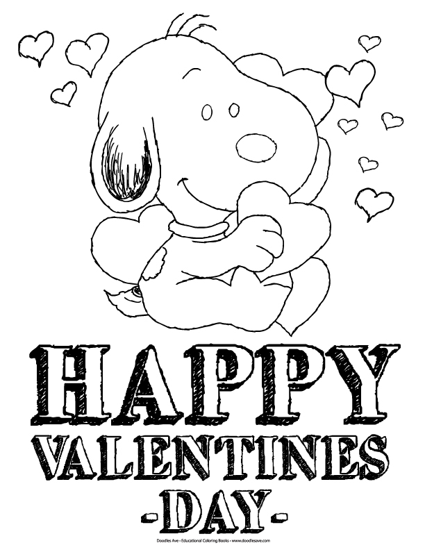 Valentines day doodles ave
