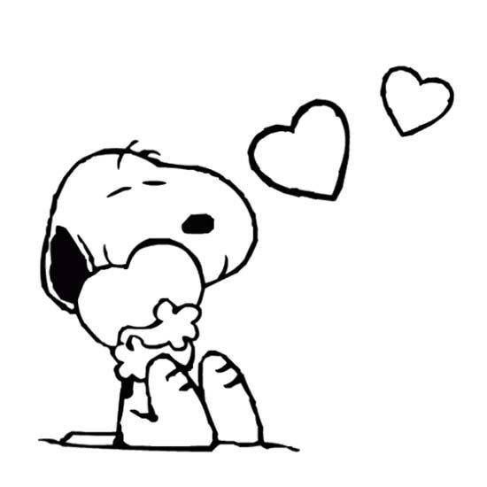 Pin by brittany buck on peanuts snoopy coloring pages valentines day coloring page snoopy tattoo