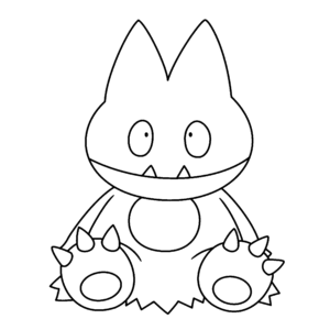 Snorlax coloring pages printable for free download