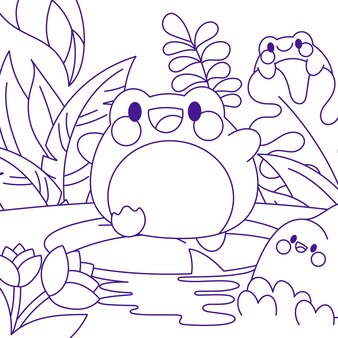 Page easy train coloring page images