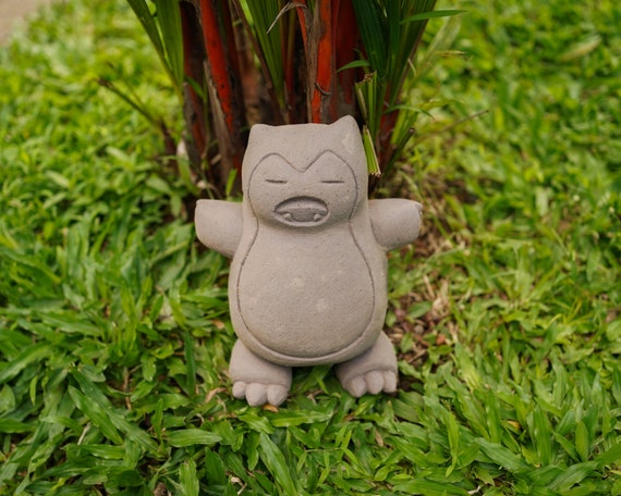 Pokemon snorlax inch cm snorlax statue snorlax sculpture room decor home decor garden decor housewarming birthday gift