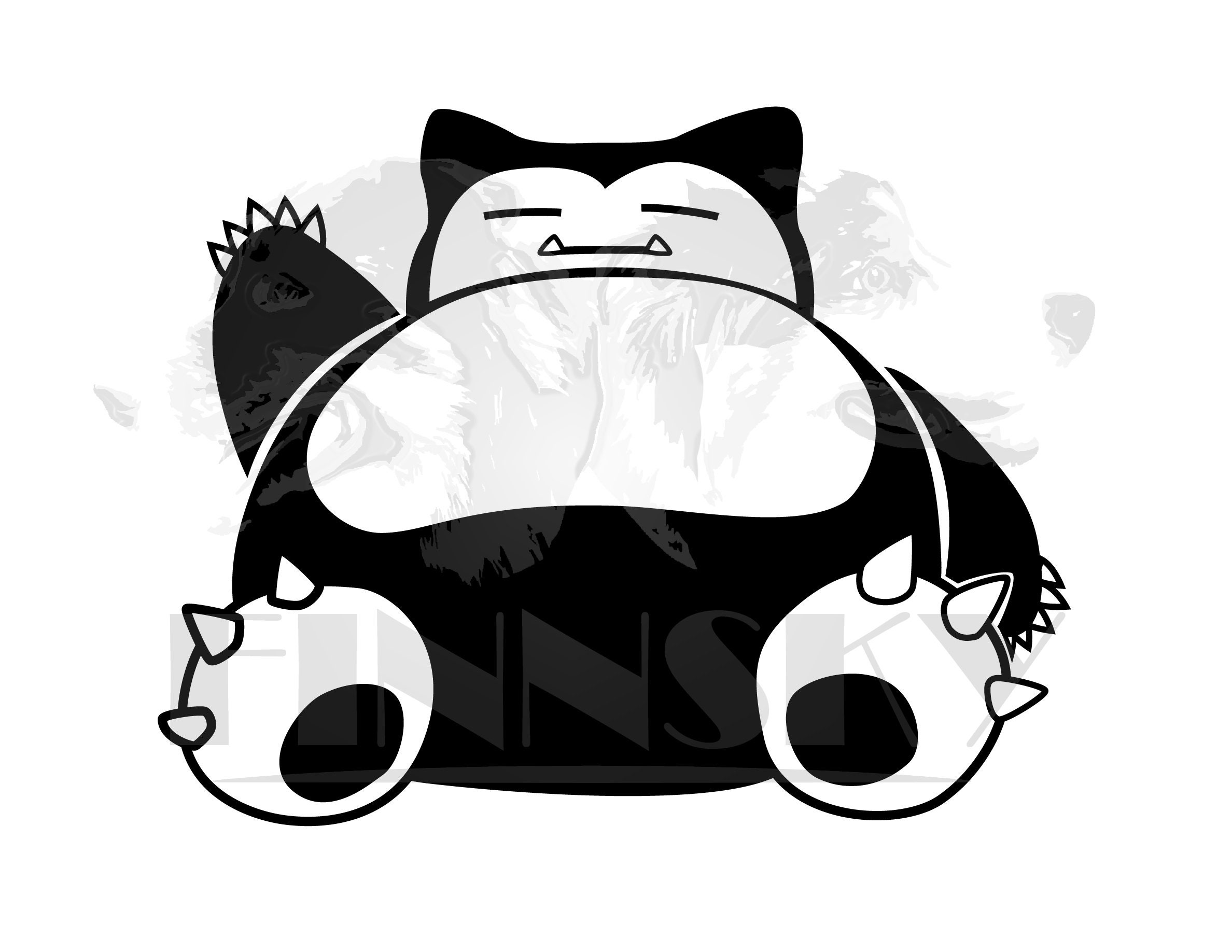 Pokemon snorlax svg