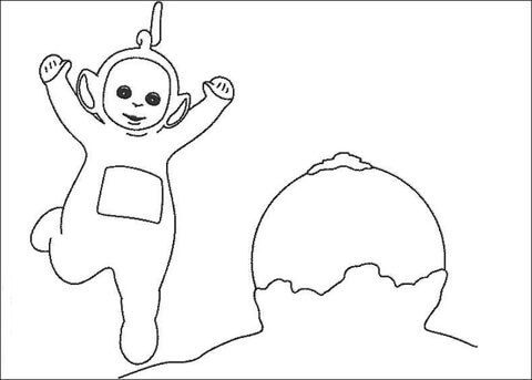 Making snow ball coloring page free printable coloring pages