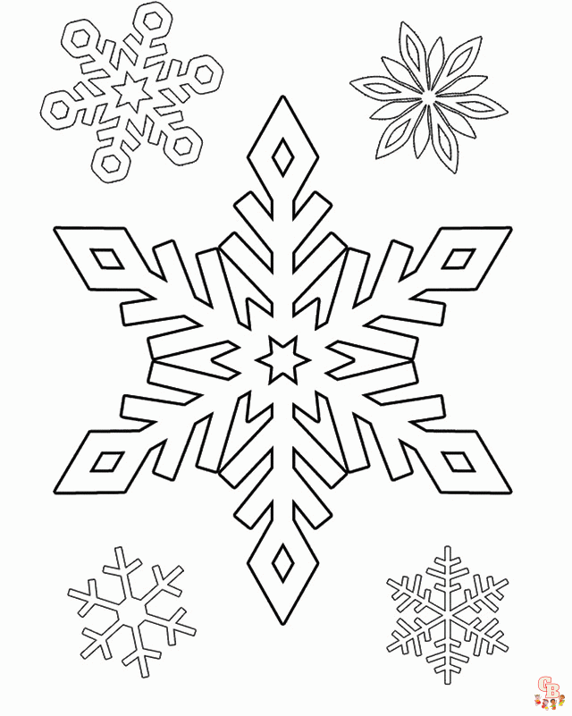 Enjoy winter fun with snow coloring pages