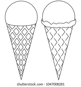 Shave ice vs snow cones vector stock vector royalty free