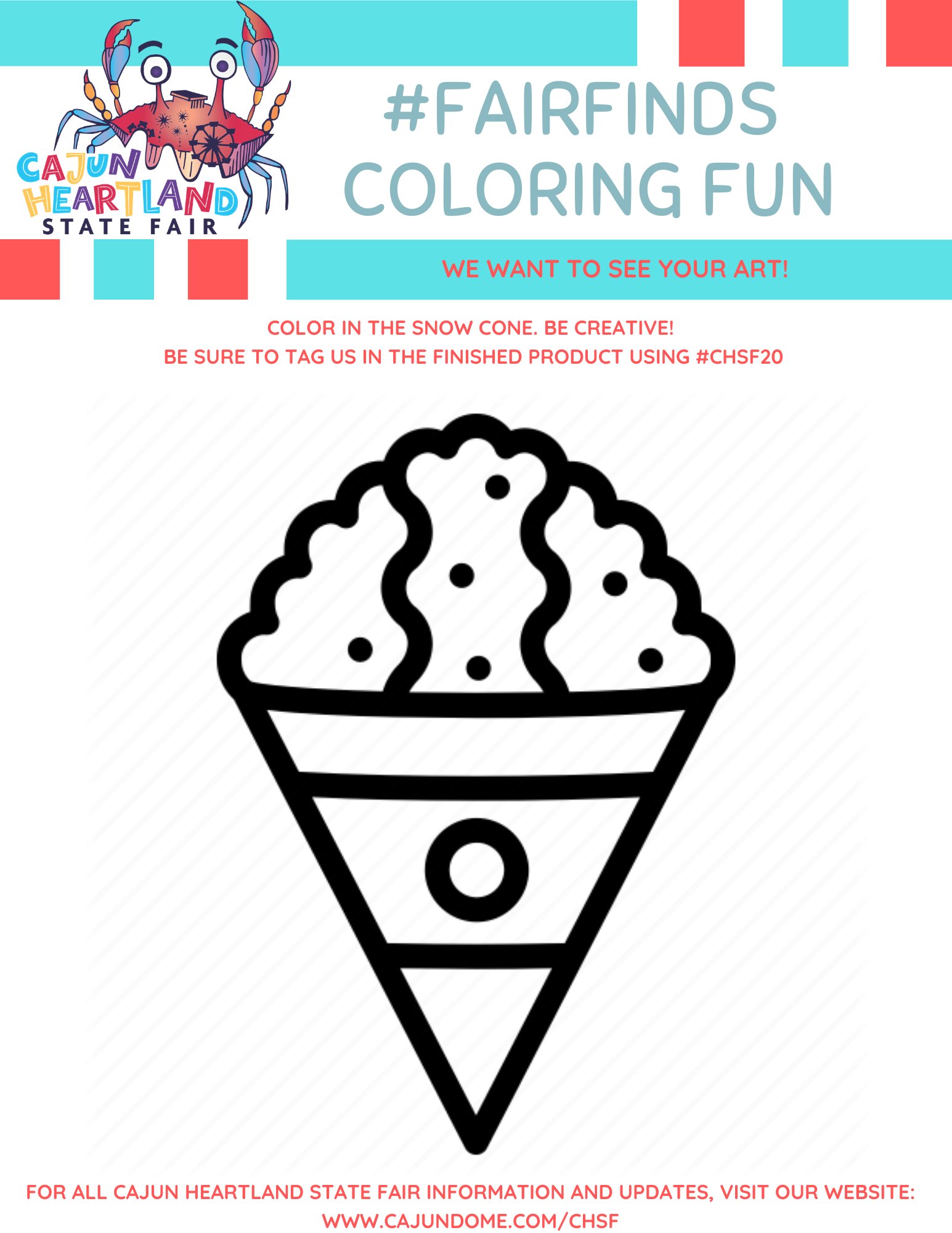 Cajundome on x on a glaring hot day like today nothing cools us down like a good ole snow cone lets see what creative flavors you and your kiddos can e up