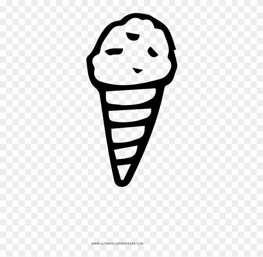 Snow cone coloring page