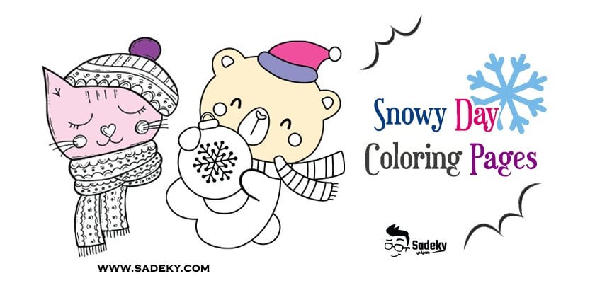 Awesome printable snowy day coloring pages sadeky rsadeky