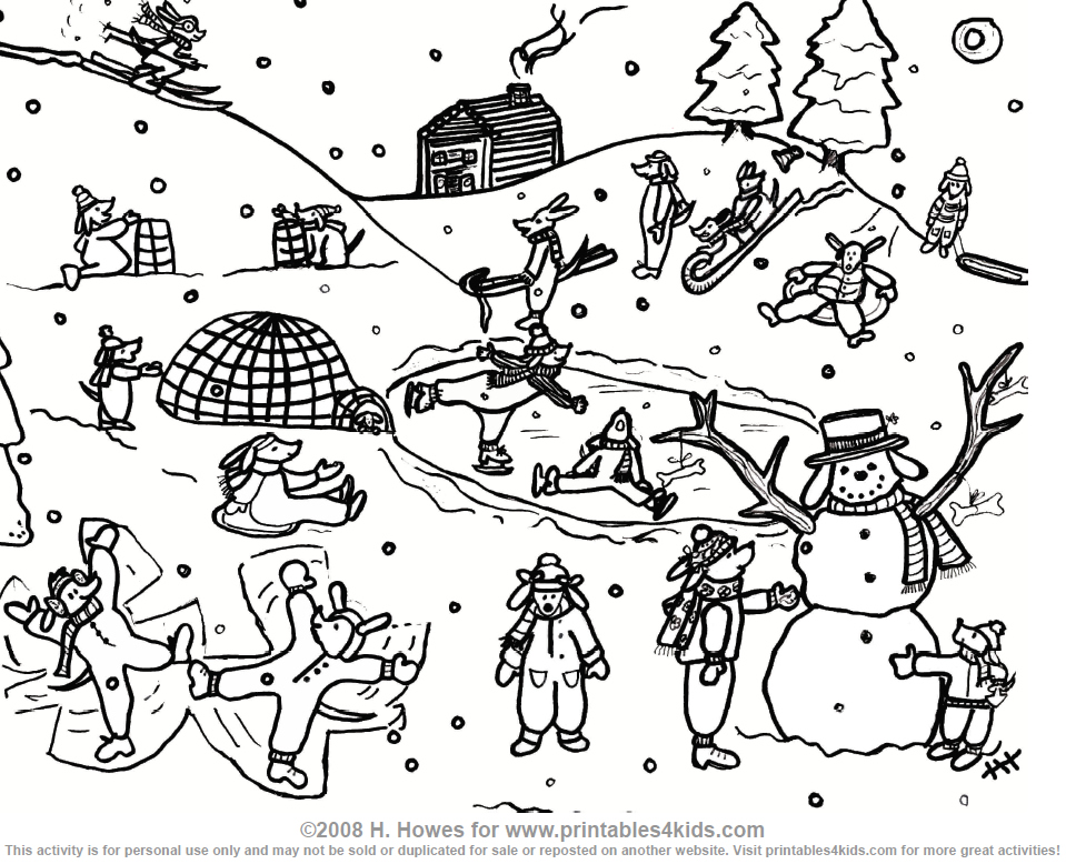 Snow day with the pups coloring page â printables for kids â free word search puzzles coloring pages and other activities