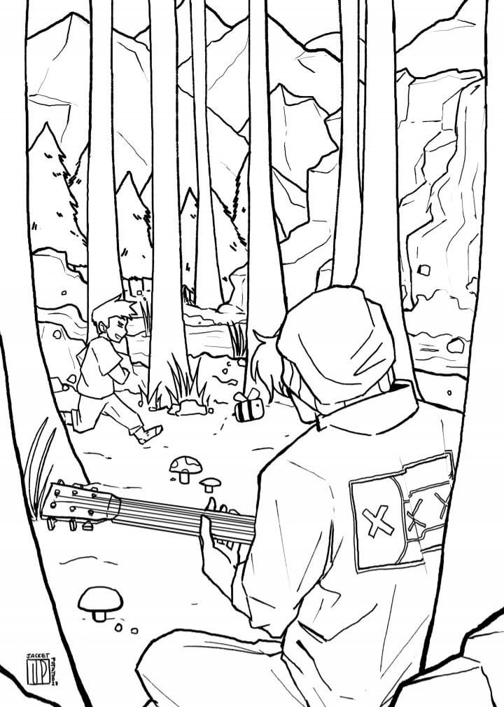 Snow day coloring page rdsmp