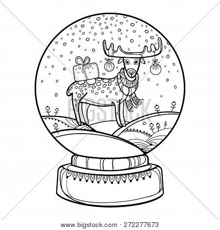 Vector outline snow vector photo free trial bigstock