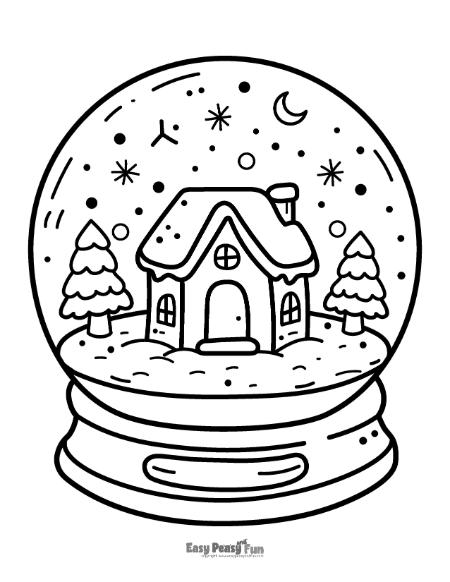 Printable winter coloring pages