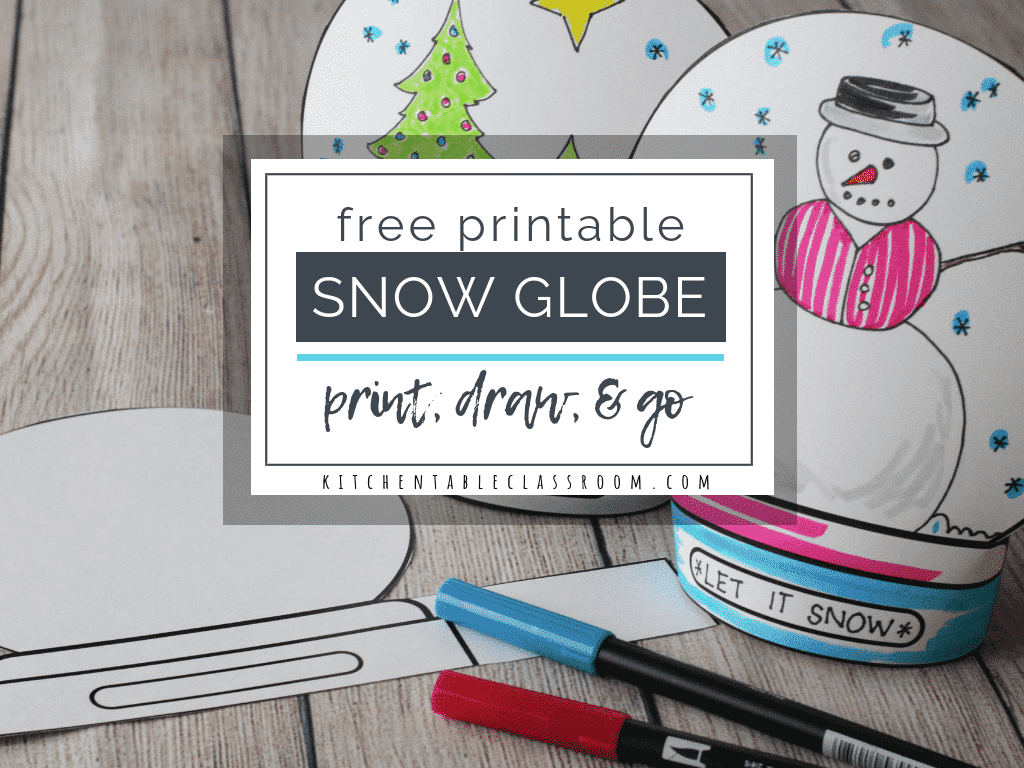 Make a snowglobe