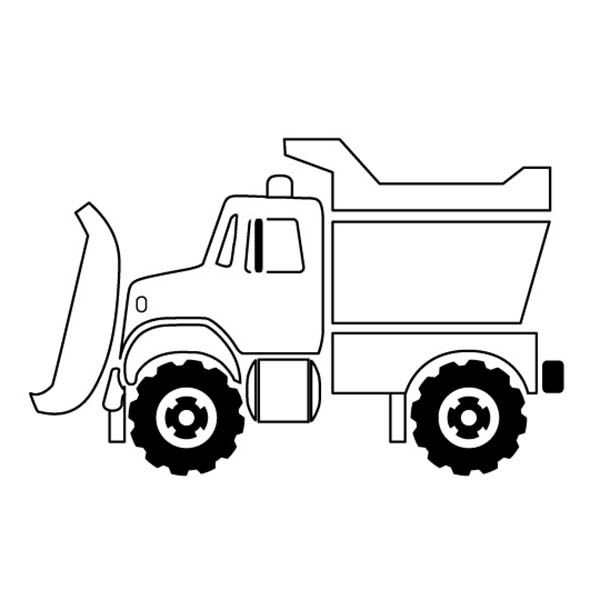 Pin on trucks coloring page