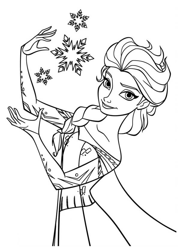 Best frozen coloring pages for kids