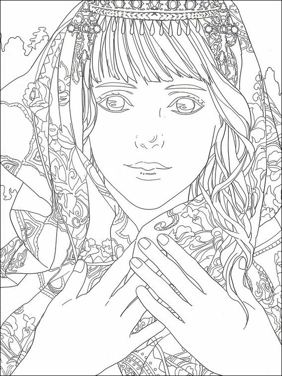 Coloring pages snow queen