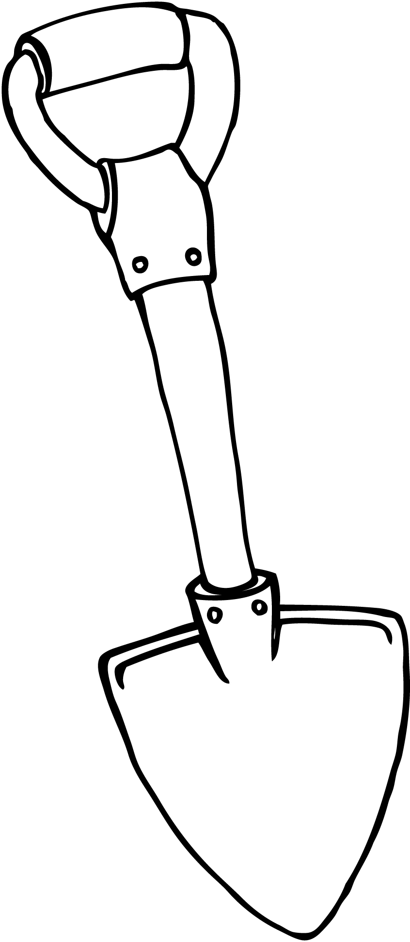 Snow shovel clipart