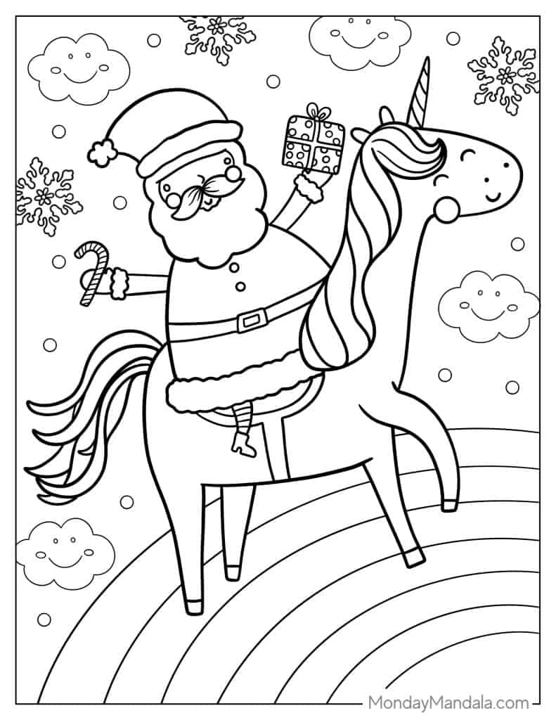 Unicorn coloring pages free pdf printables