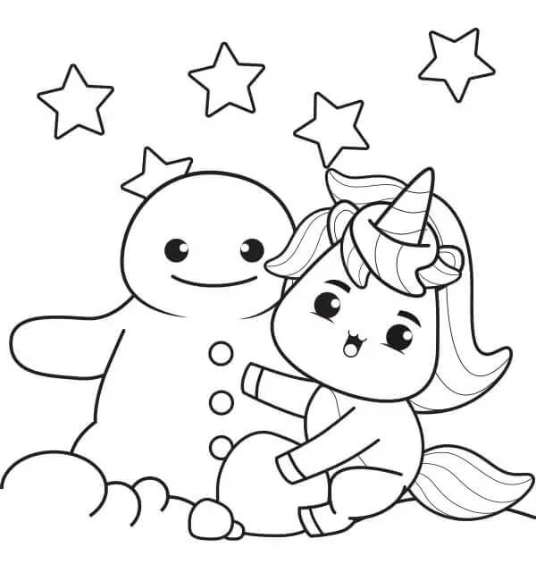 Winter coloring pages
