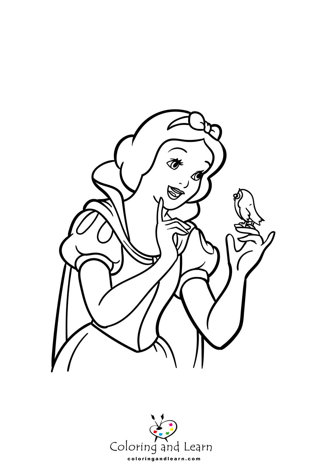 Snow white coloring pages