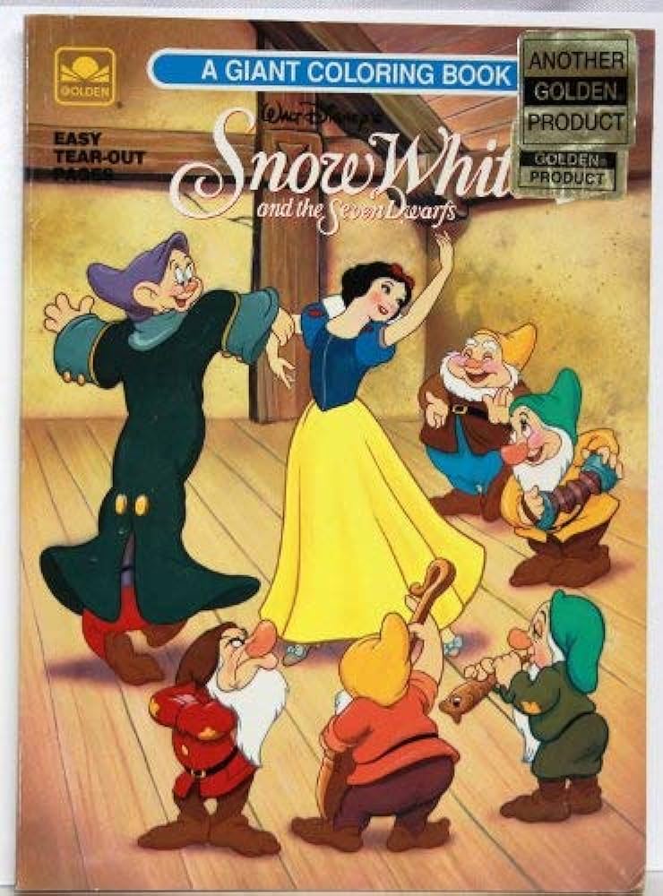 Snow white and the seven dwarfs colorg by books golden